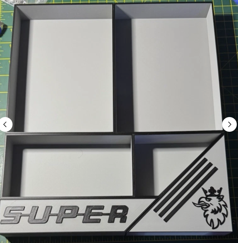 Scania Next Gen S-U-P-E-R Drawer Organiser - Custom 3D Printed Dashboard Insert with Card Slots