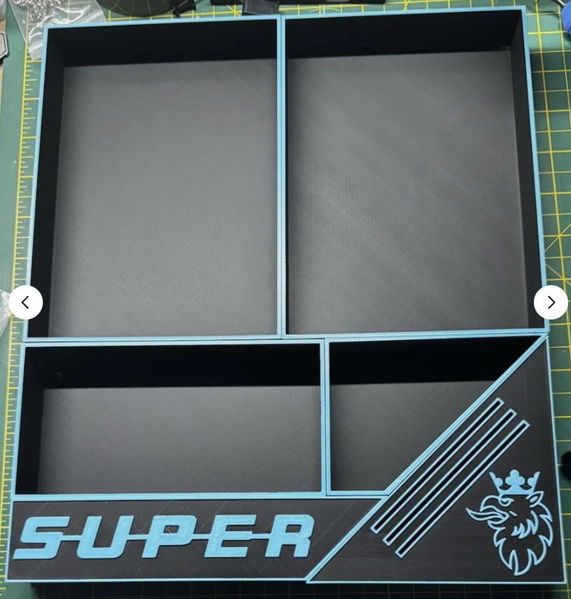 Scania Next Gen S-U-P-E-R Drawer Organiser - Custom 3D Printed Dashboard Insert with Card Slots