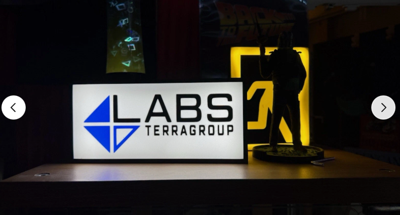 Escape From Tarkov Terragroup Labs LED Light Box - USB Powered 3D Printed Gaming Sign
