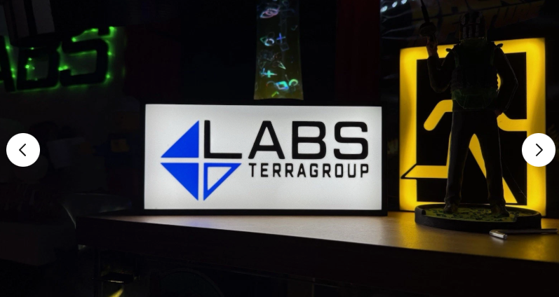 Escape From Tarkov Terragroup Labs LED Light Box - USB Powered 3D Printed Gaming Sign