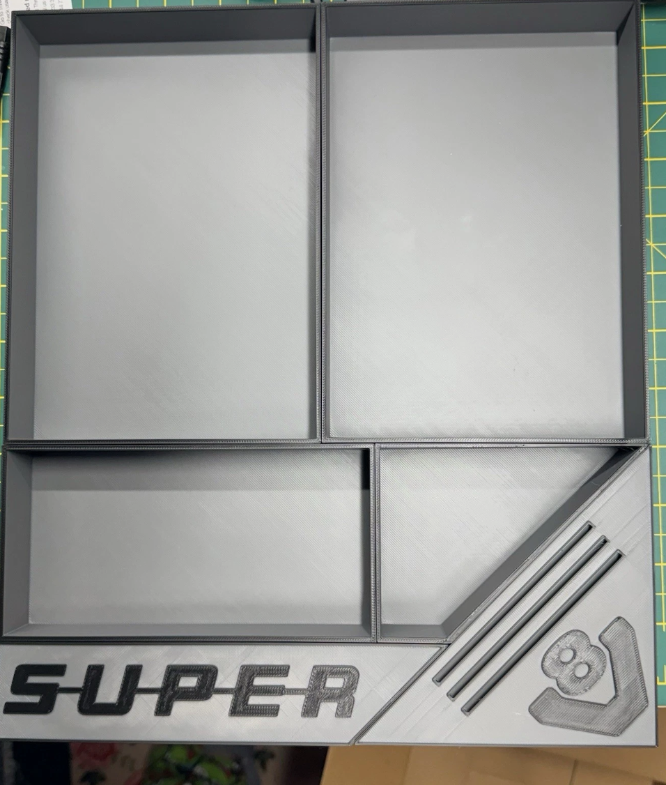 Scania Next Gen SUPER V8 Drawer Organiser - Custom 3D Printed Dashboard Insert with Card Slots